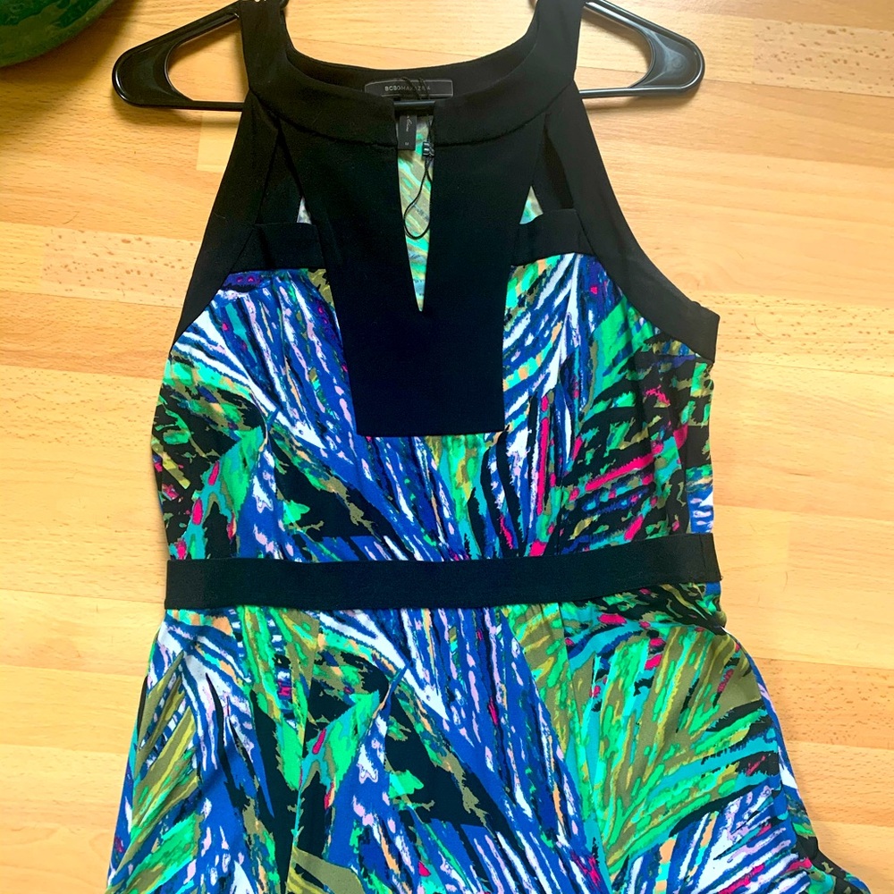 Keyhole Cutout BCBGMAXAZRIA Cocktail Dress